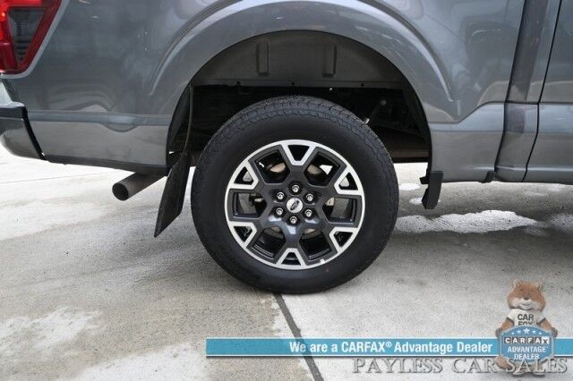 2024 Ford F-150 STX / 4X4 / Crew Cab / 2.7L Ecoboost / Navigation / Lane Departure & Blind Spot Alert / Apple CarPlay & Android Auto / Backup Camera / Block Heater / Tow Pkg / 23 MPG / 1-Owner Anchorage AK