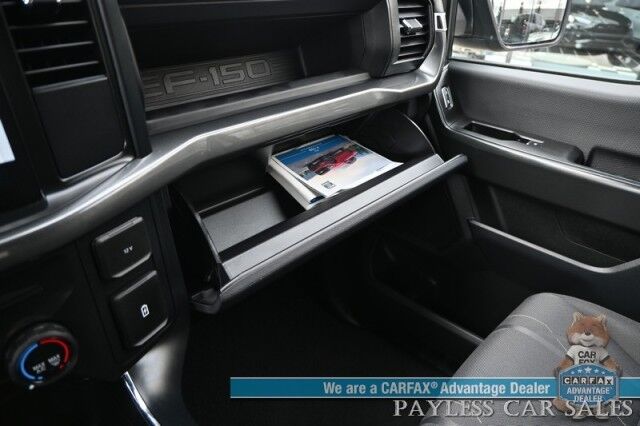 2024 Ford F-150 STX / 4X4 / Crew Cab / 2.7L Ecoboost / Power Mirrors, Windows & Locks / Navigation / Lane Departure & Blind Spot Alert / Apple CarPlay & Android Auto / Backup Camera / Block Heater / Tow Pkg / 23 MPG / 1-Owner Anchorage AK
