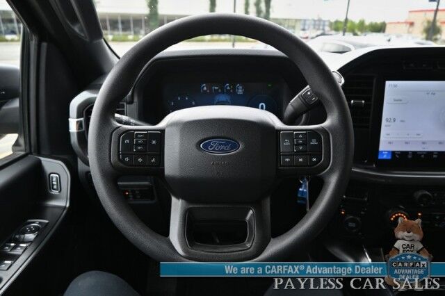 2024 Ford F-150 STX / 4X4 / Crew Cab / 2.7L Ecoboost / Power Mirrors, Windows & Locks / Navigation / Lane Departure & Blind Spot Alert / Apple CarPlay & Android Auto / Backup Camera / Block Heater / Tow Pkg / 23 MPG / 1-Owner Anchorage AK