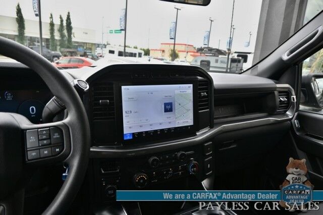 2024 Ford F-150 STX / 4X4 / Crew Cab / 2.7L Ecoboost / Power Mirrors, Windows & Locks / Navigation / Lane Departure & Blind Spot Alert / Apple CarPlay & Android Auto / Backup Camera / Block Heater / Tow Pkg / 23 MPG / 1-Owner Anchorage AK