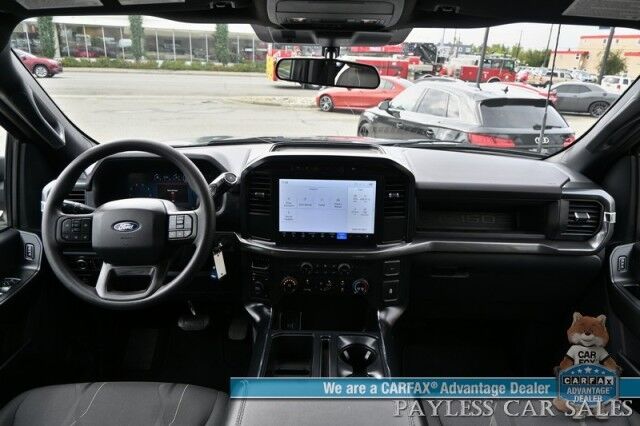 2024 Ford F-150 STX / 4X4 / Crew Cab / 2.7L Ecoboost / Power Mirrors, Windows & Locks / Navigation / Lane Departure & Blind Spot Alert / Apple CarPlay & Android Auto / Backup Camera / Block Heater / Tow Pkg / 23 MPG / 1-Owner Anchorage AK