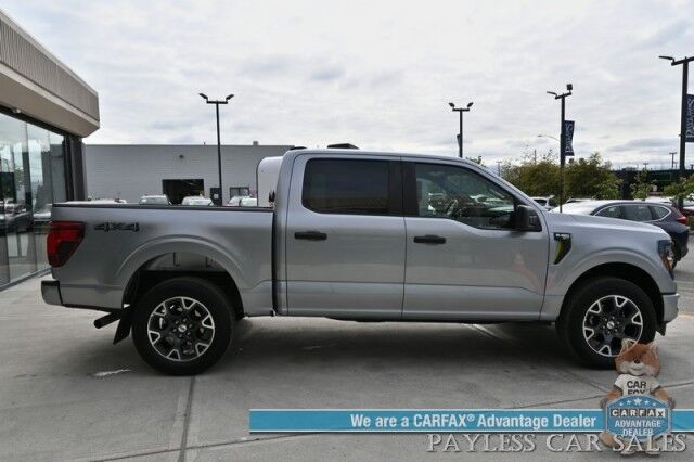 2024 Ford F-150 STX / 4X4 / Crew Cab / Navigation / Apple CarPlay & Android Auto / Blind Spot Alert / Back Up Camera / Cruise Control / Block Heater / Aluminum Wheels / Tow Pkg / 1-Owner Wasilla AK