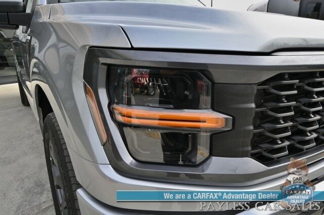 2024 Ford F-150 STX / 4X4 / Crew Cab / Navigation / Apple CarPlay & Android Auto / Blind Spot Alert / Back Up Camera / Cruise Control / Block Heater / Aluminum Wheels / Tow Pkg / 1-Owner Wasilla AK