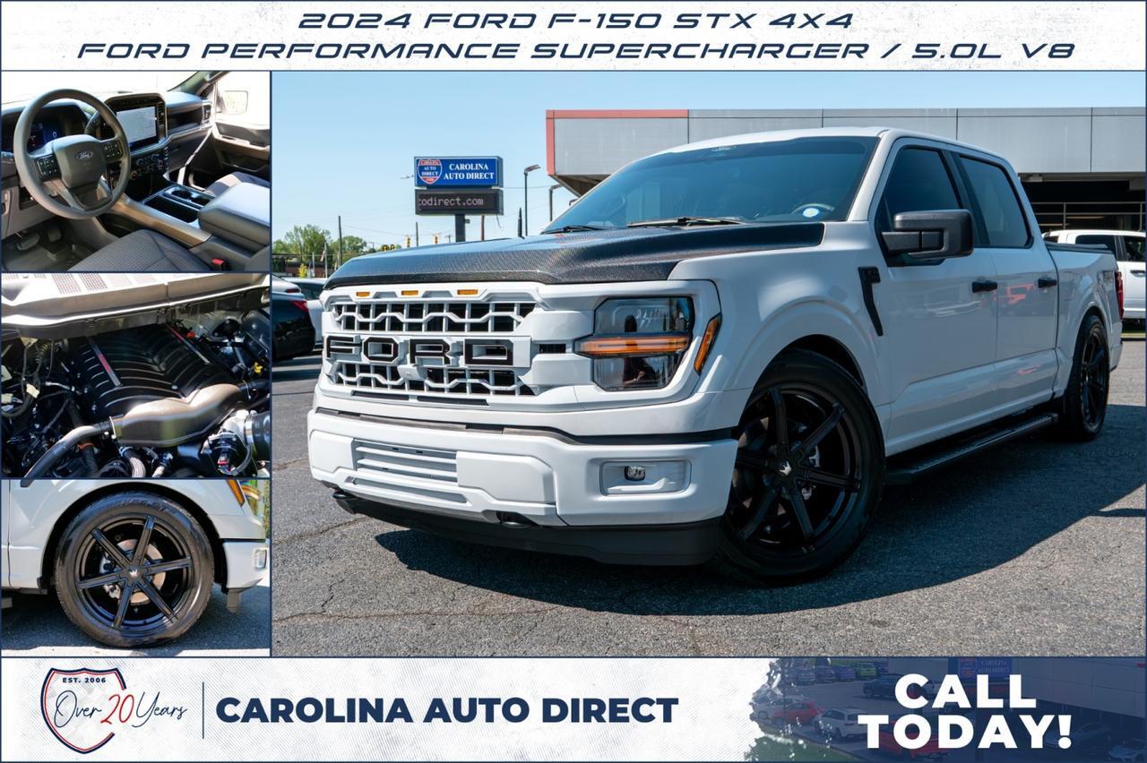 2024 Ford F-150 STX 4X4 / Ford Performance Supercharger / 5.0L V8!