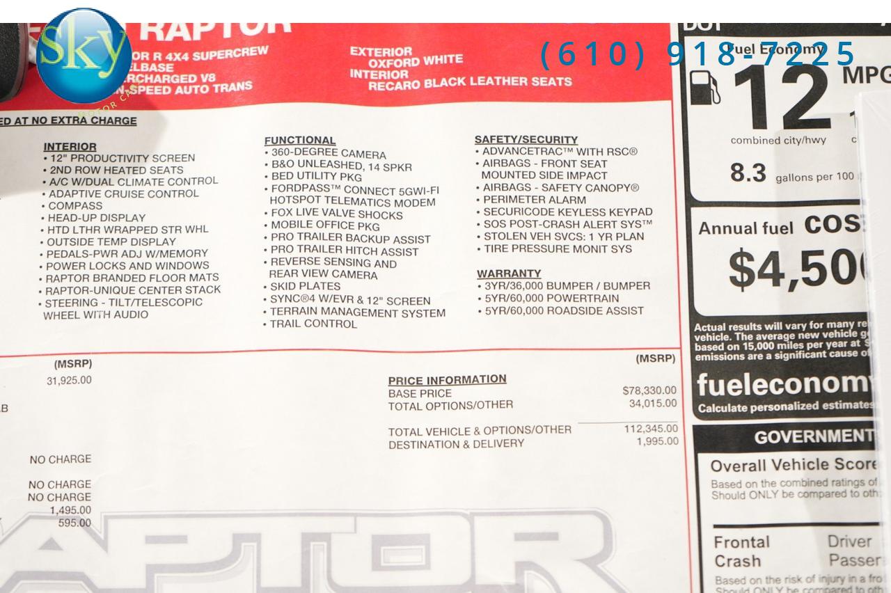 2024 Ford F-150 SuperCrew 4WD Raptor R West Chester PA