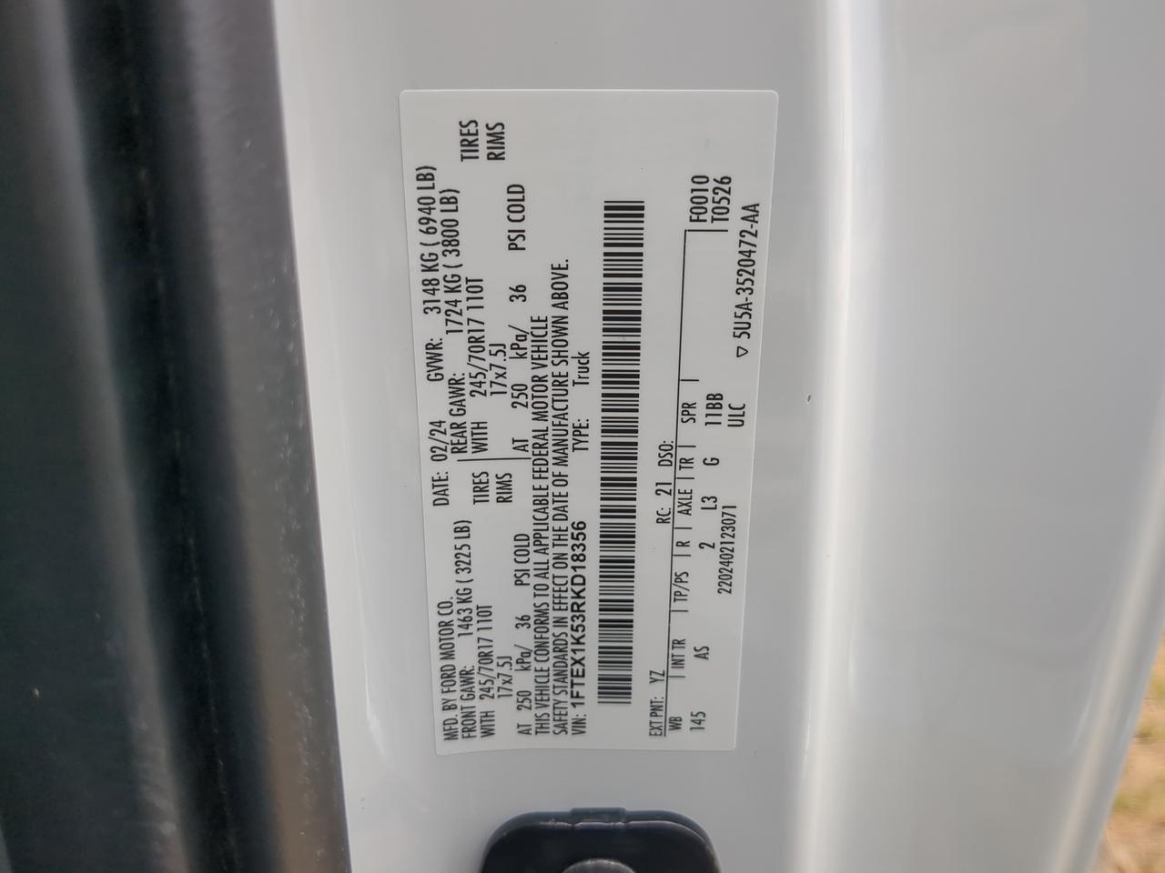 2024 Ford F-150 XL Appleton WI