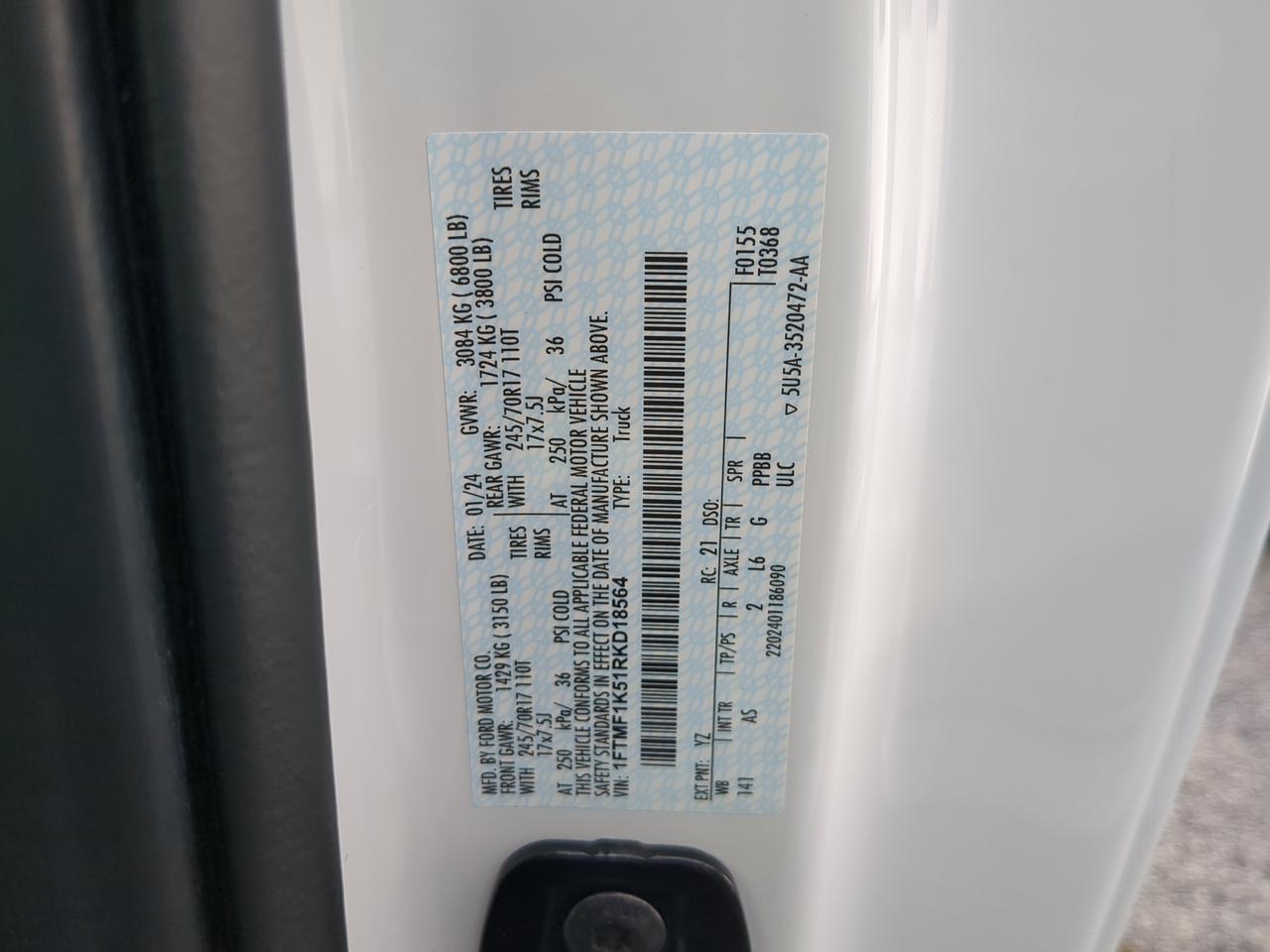 2024 Ford F-150 XL Appleton WI