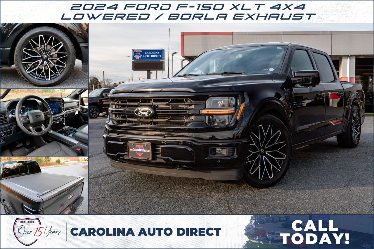 2024 Ford F-150 XLT 4X4 / Lowered / Borla Exhaust / UPGRADES / 5.0L V8!