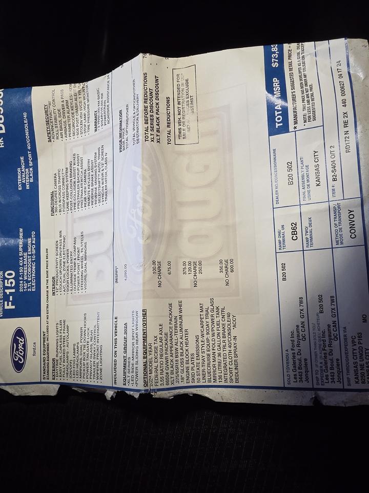 2024 Ford F-150 XLT Sand Lake NY