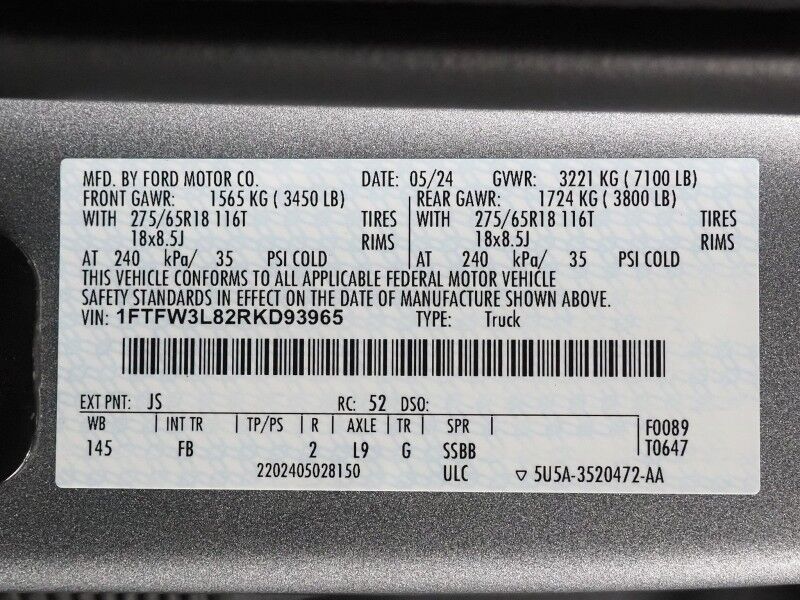 2024 Ford F-150 XLT SuperCrew 4WD *FX4 OFF-ROAD PKG, NAVIGATION, ADAPTIVE CRUISE, SAFETY ALERTS, 360 VIEW CAMERAS, COLOR TOUCHSCREEN, HEATED SEATS, REMOTE START, KEYLESS ENTRY, EXTENDED RANGE TANK, ANDROID & APPLE Round Rock TX