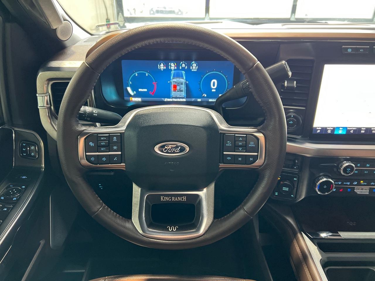 2024 Ford F-250 King Ranch, H.O. Diesel, FX4, Pano Roof, Bed Cover, New Ranch Hand Bumpers, Leveling Kit, 35in Tires Houston TX