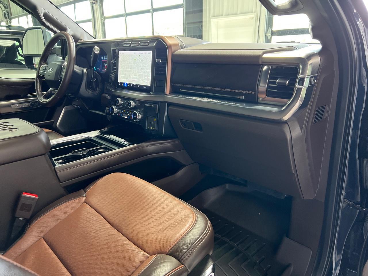 2024 Ford F-250 King Ranch, H.O. Diesel, FX4, Pano Roof, Bed Cover, New Ranch Hand Bumpers, Leveling Kit, 35in Tires Houston TX