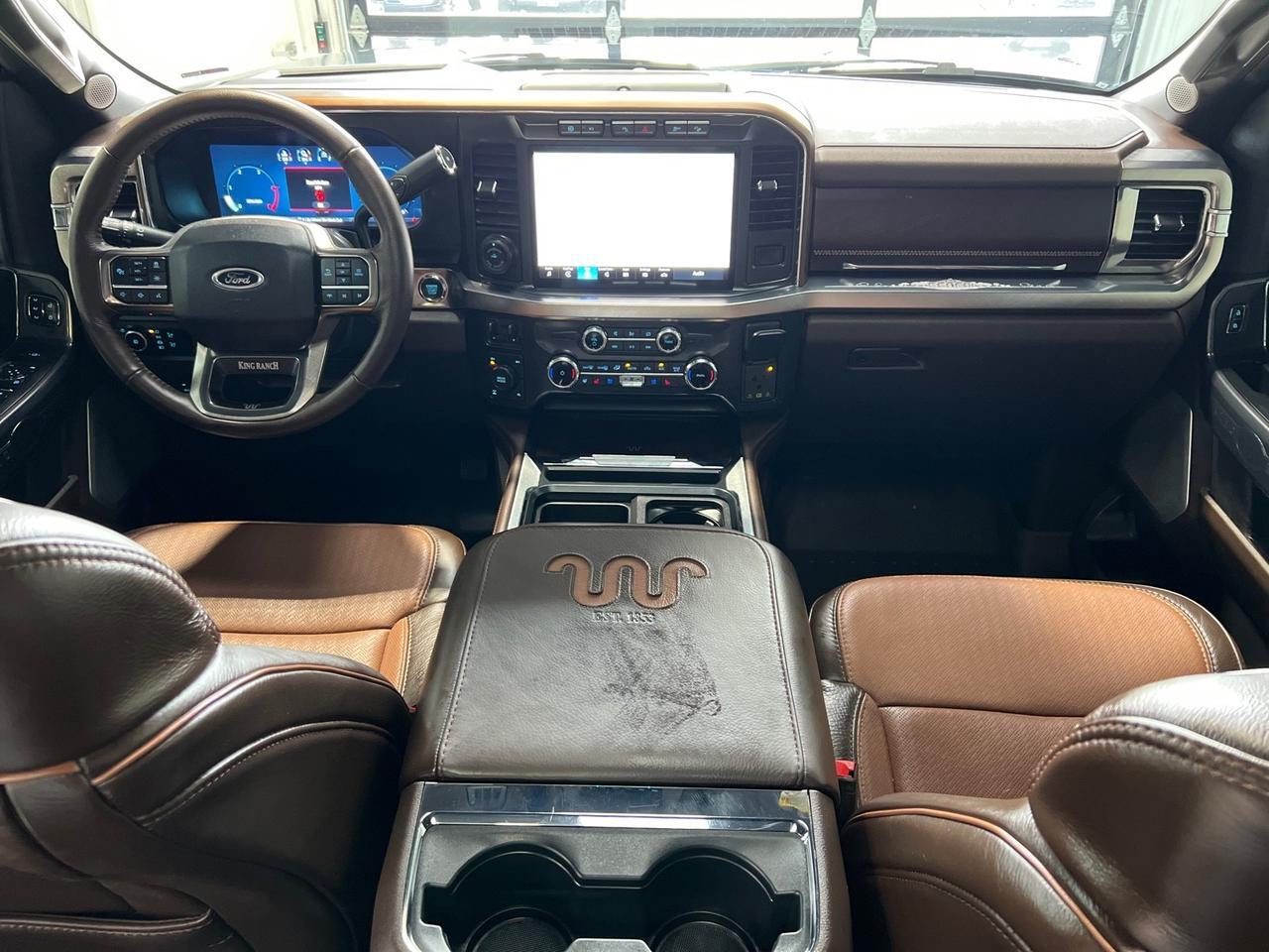 2024 Ford F-250 King Ranch, H.O. Diesel, FX4, Pano Roof, Bed Cover, New Ranch Hand Bumpers, Leveling Kit, 35in Tires Houston TX