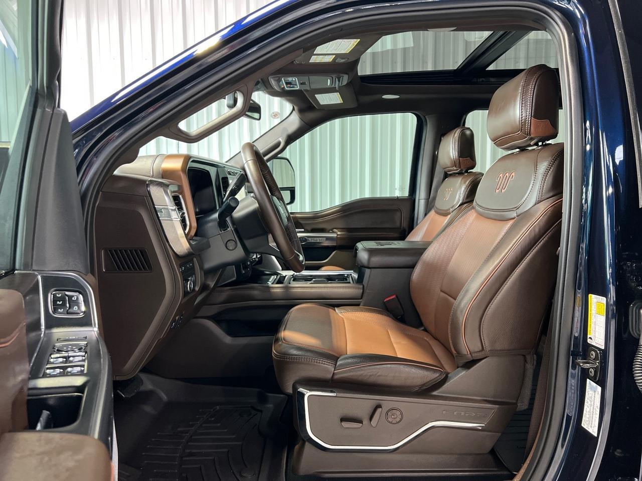 2024 Ford F-250 King Ranch, H.O. Diesel, FX4, Pano Roof, Bed Cover, New Ranch Hand Bumpers, Leveling Kit, 35in Tires Houston TX