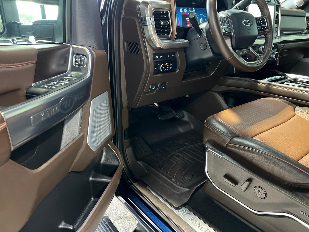 2024 Ford F-250 King Ranch, H.O. Diesel, FX4, Pano Roof, Bed Cover, New Ranch Hand Bumpers, Leveling Kit, 35in Tires Houston TX