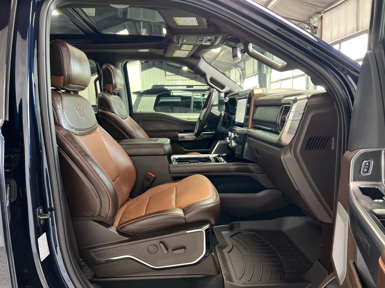 2024 Ford F-250 King Ranch, H.O. Diesel, FX4, Pano Roof, Bed Cover, New Ranch Hand Bumpers, Leveling Kit, 35in Tires Houston TX