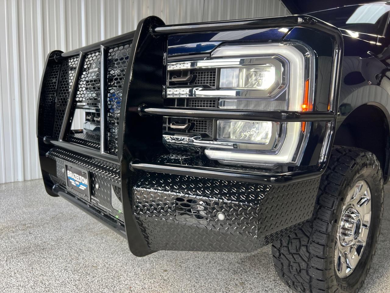 2024 Ford F-250 King Ranch, H.O. Diesel, FX4, Pano Roof, Bed Cover, New Ranch Hand Bumpers, Leveling Kit, 35in Tires Houston TX