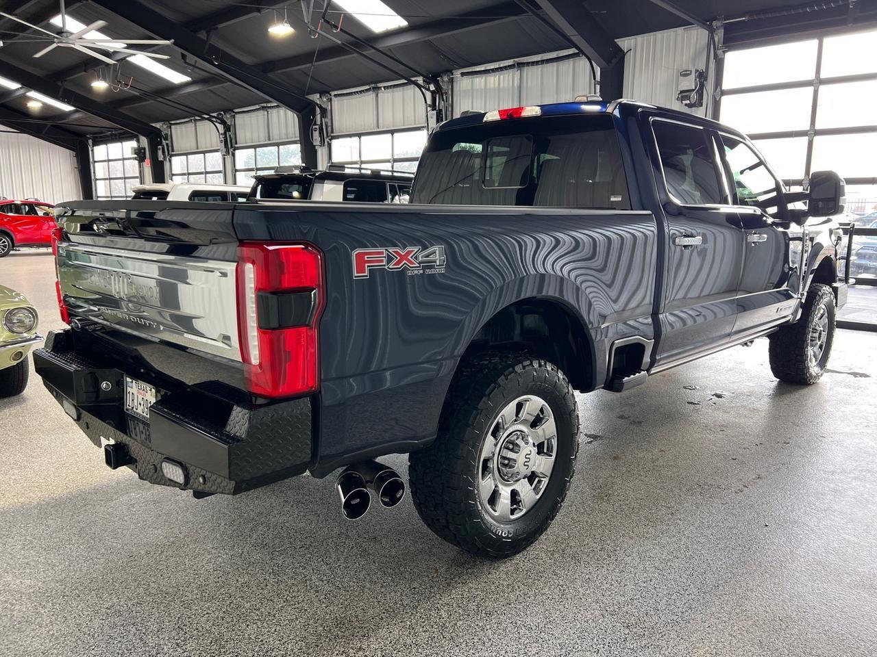 2024 Ford F-250 King Ranch, H.O. Diesel, FX4, Pano Roof, Bed Cover, New Ranch Hand Bumpers, Leveling Kit, 35in Tires