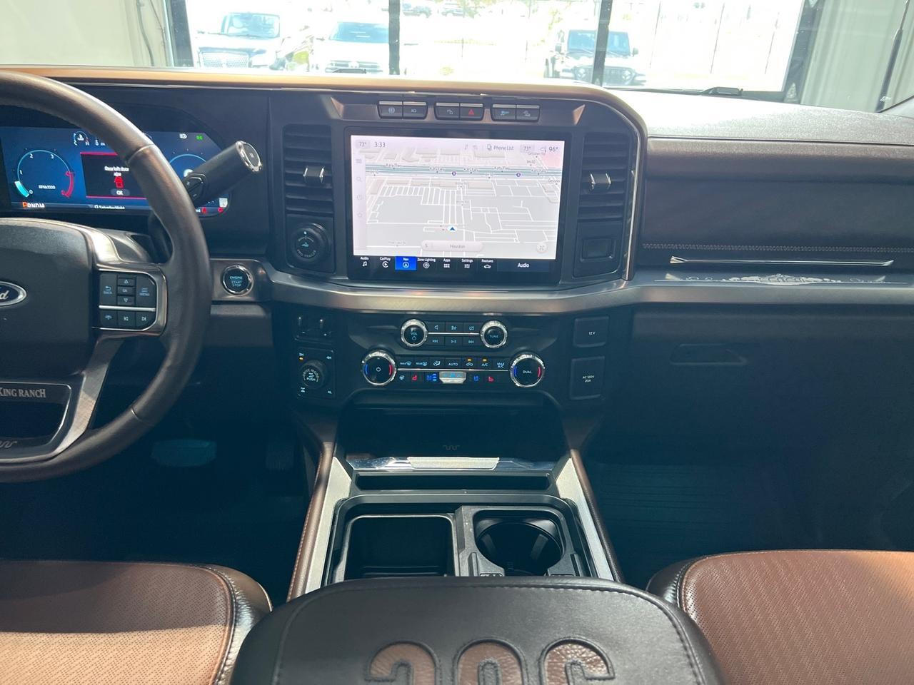 2024 Ford F-250 King Ranch, H.O. Diesel, Tremor Pkg, Pano Roof, Console Vault, Retractable Bed Side Steps Houston TX