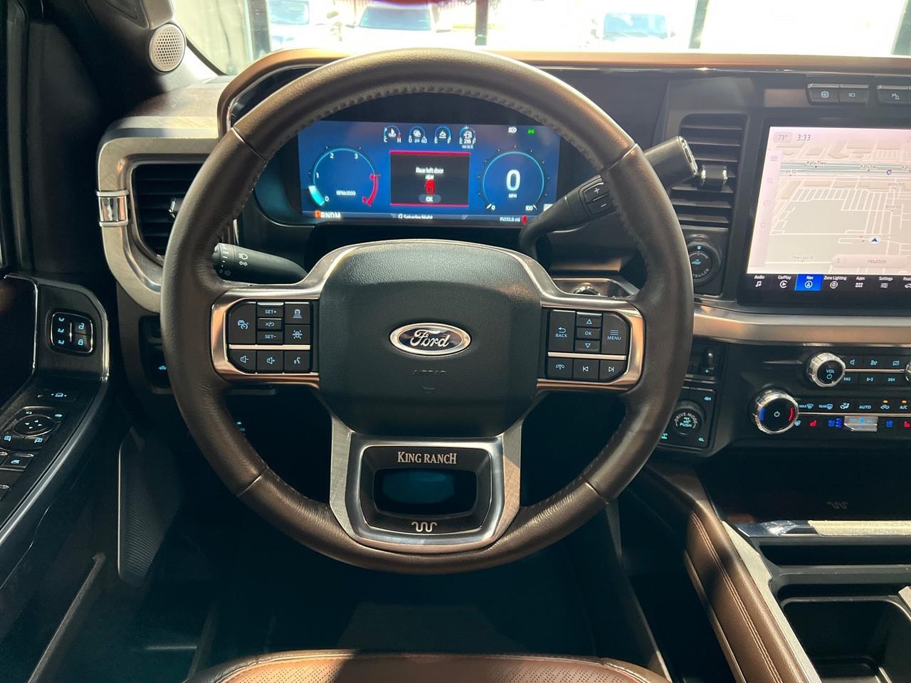 2024 Ford F-250 King Ranch, H.O. Diesel, Tremor Pkg, Pano Roof, Console Vault, Retractable Bed Side Steps Houston TX