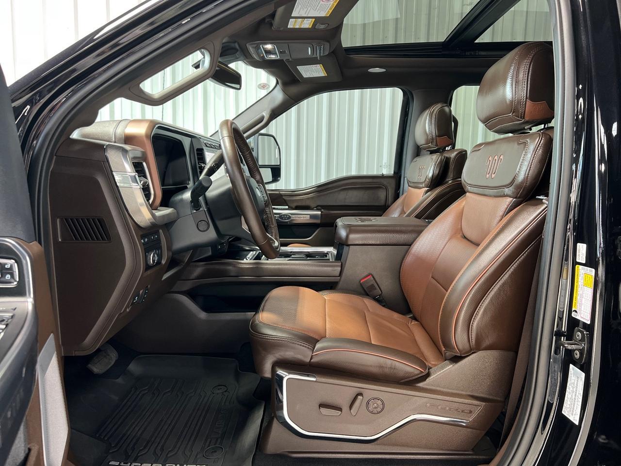 2024 Ford F-250 King Ranch, H.O. Diesel, Tremor Pkg, Pano Roof, Console Vault, Retractable Bed Side Steps Houston TX