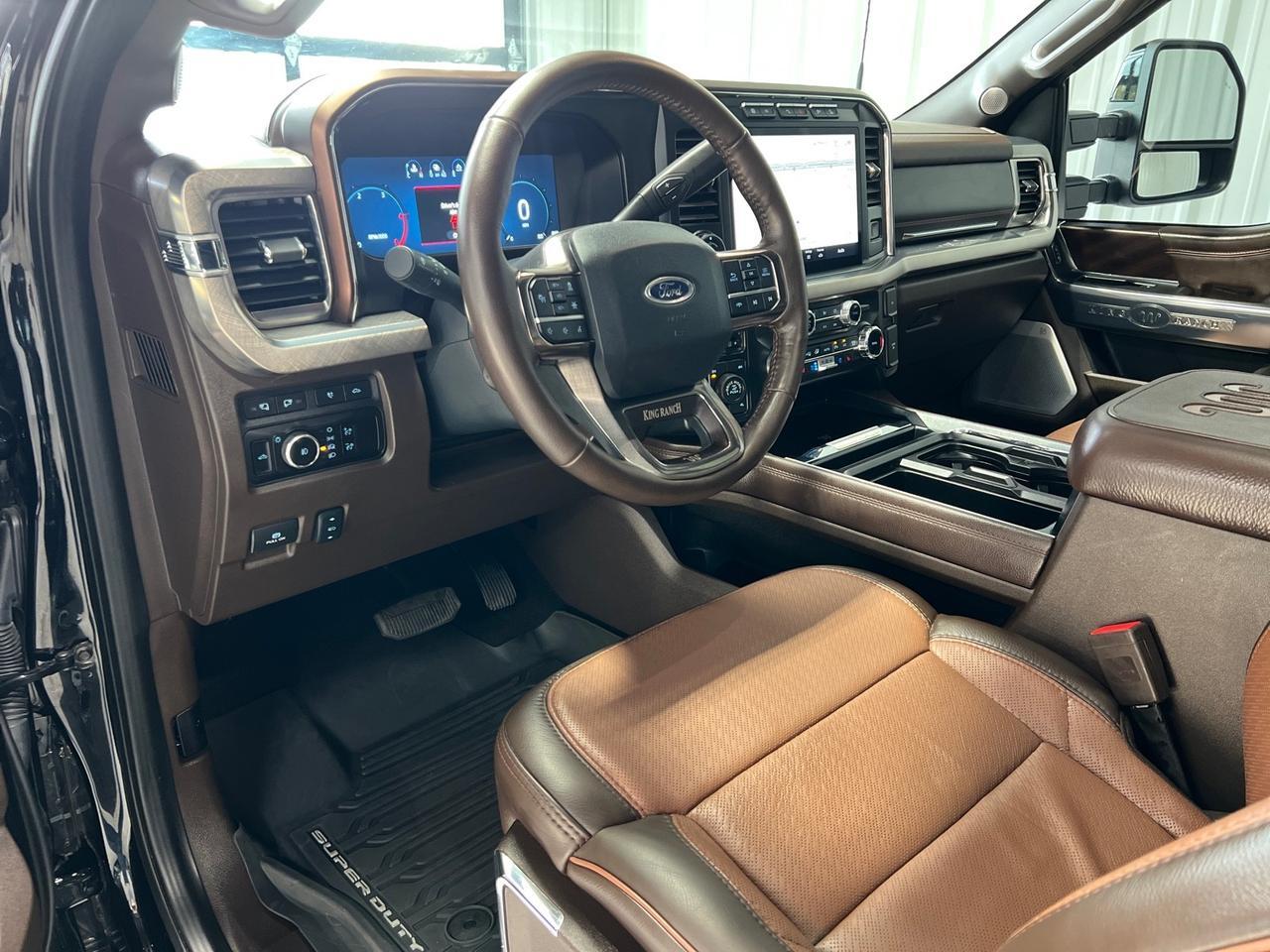 2024 Ford F-250 King Ranch, H.O. Diesel, Tremor Pkg, Pano Roof, Console Vault, Retractable Bed Side Steps Houston TX