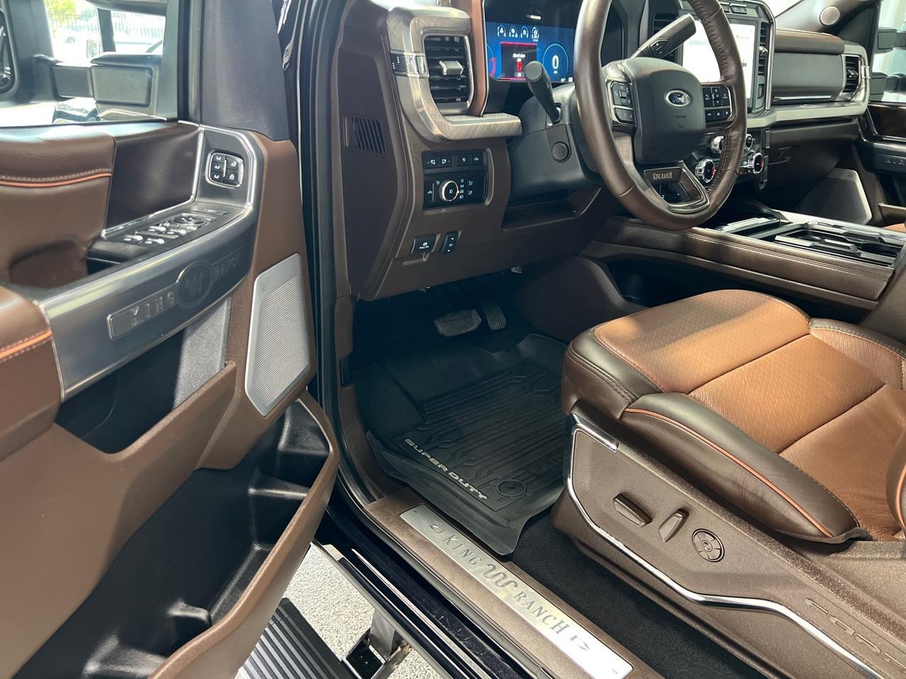 2024 Ford F-250 King Ranch, H.O. Diesel, Tremor Pkg, Pano Roof, Console Vault, Retractable Bed Side Steps Houston TX