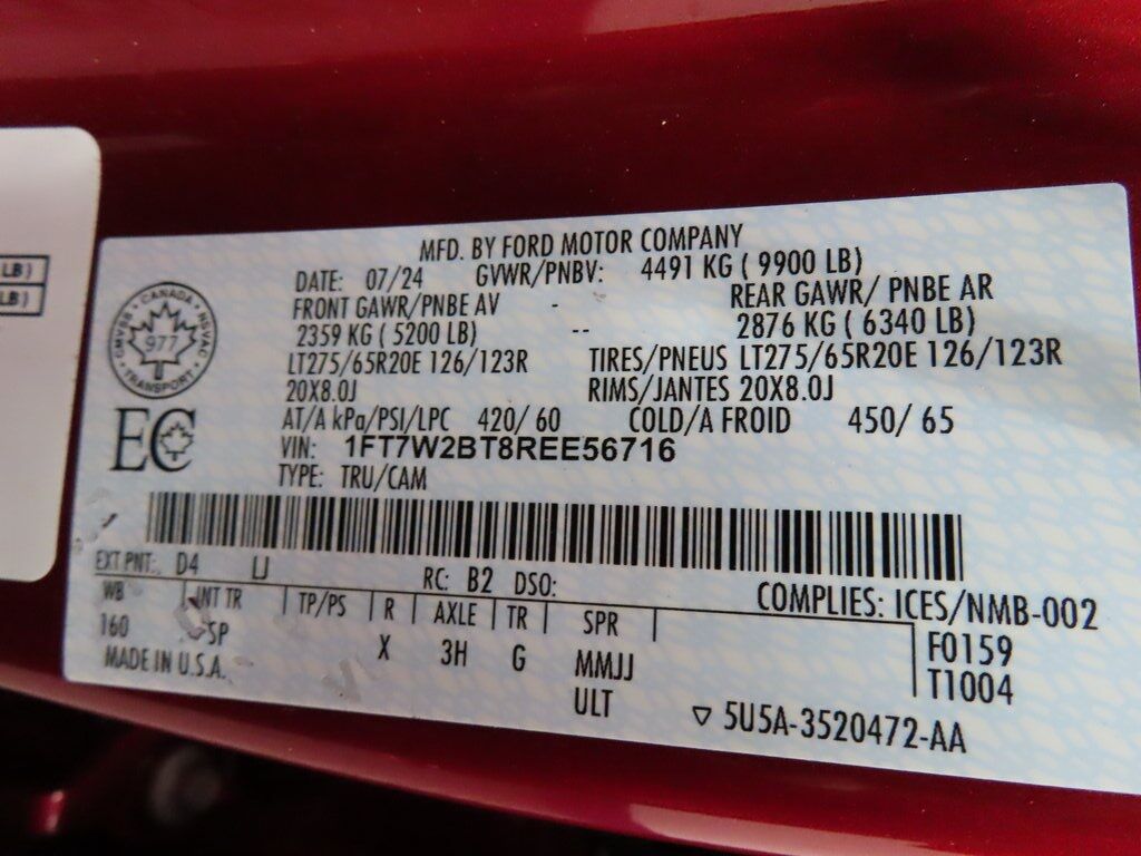 2024 Ford F-250 Super Duty 4x4 Crew Cab King Ranch Fond du Lac WI