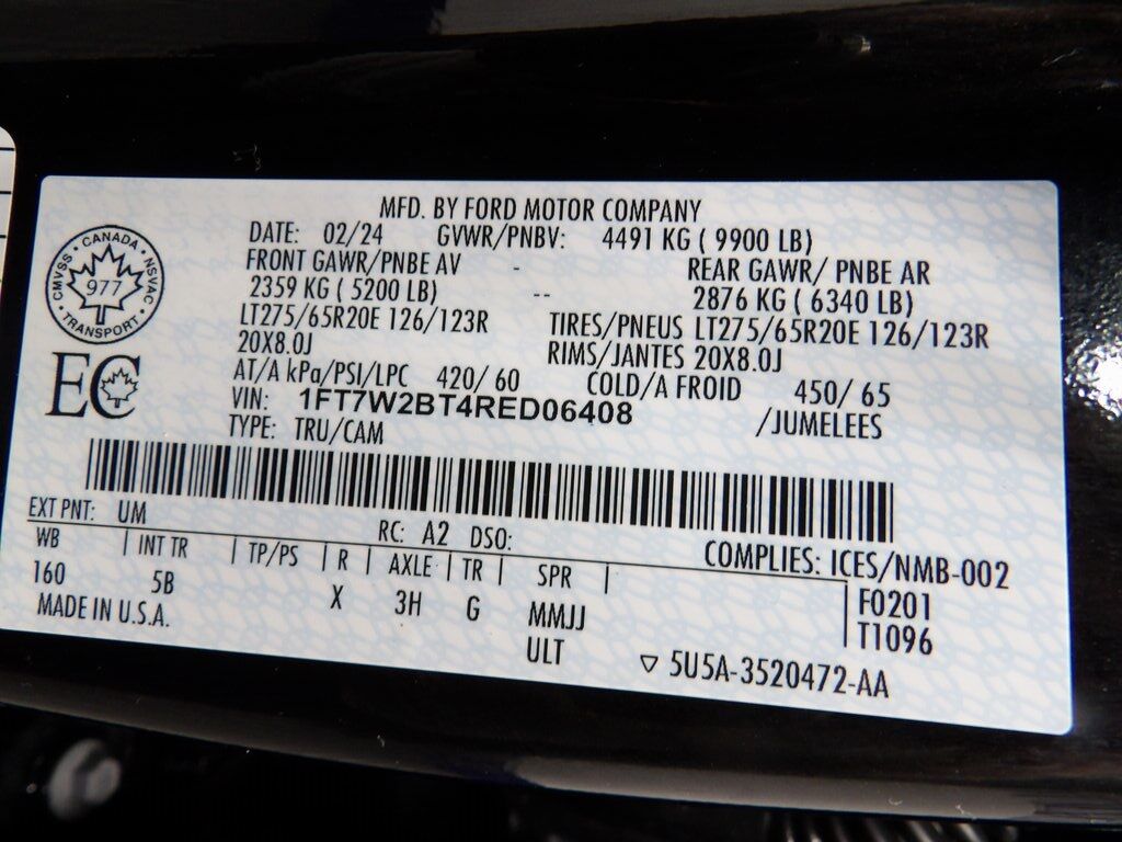 2024 Ford F-250 Super Duty 4x4 Crew Cab Lariat Fond du Lac WI