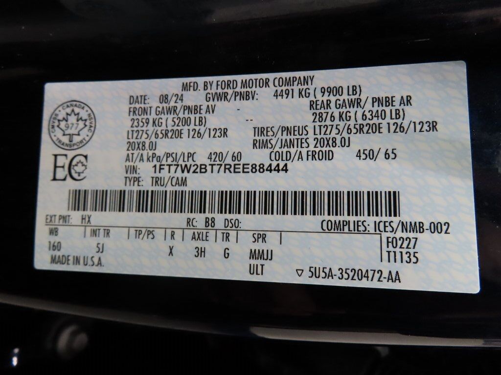 2024 Ford F-250 Super Duty 4x4 Crew Cab Lariat Fond du Lac WI