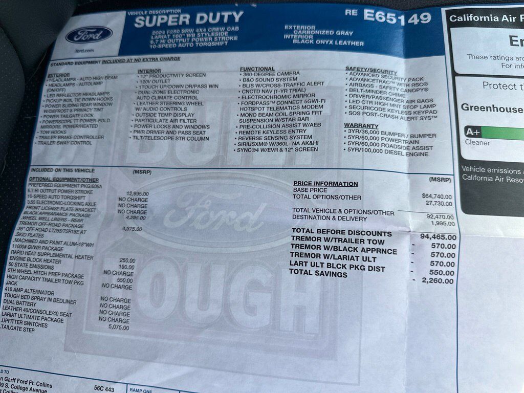 2024 Ford F-250SD Lariat West Valley UT