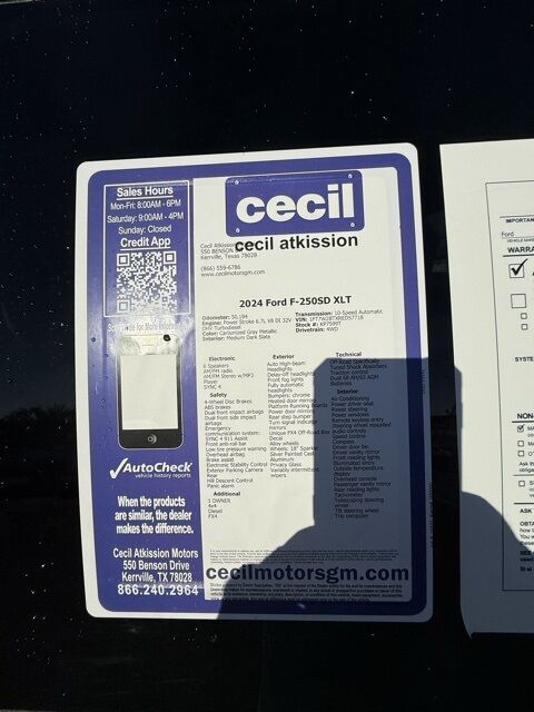 2024 Ford F-250SD XLT  TX