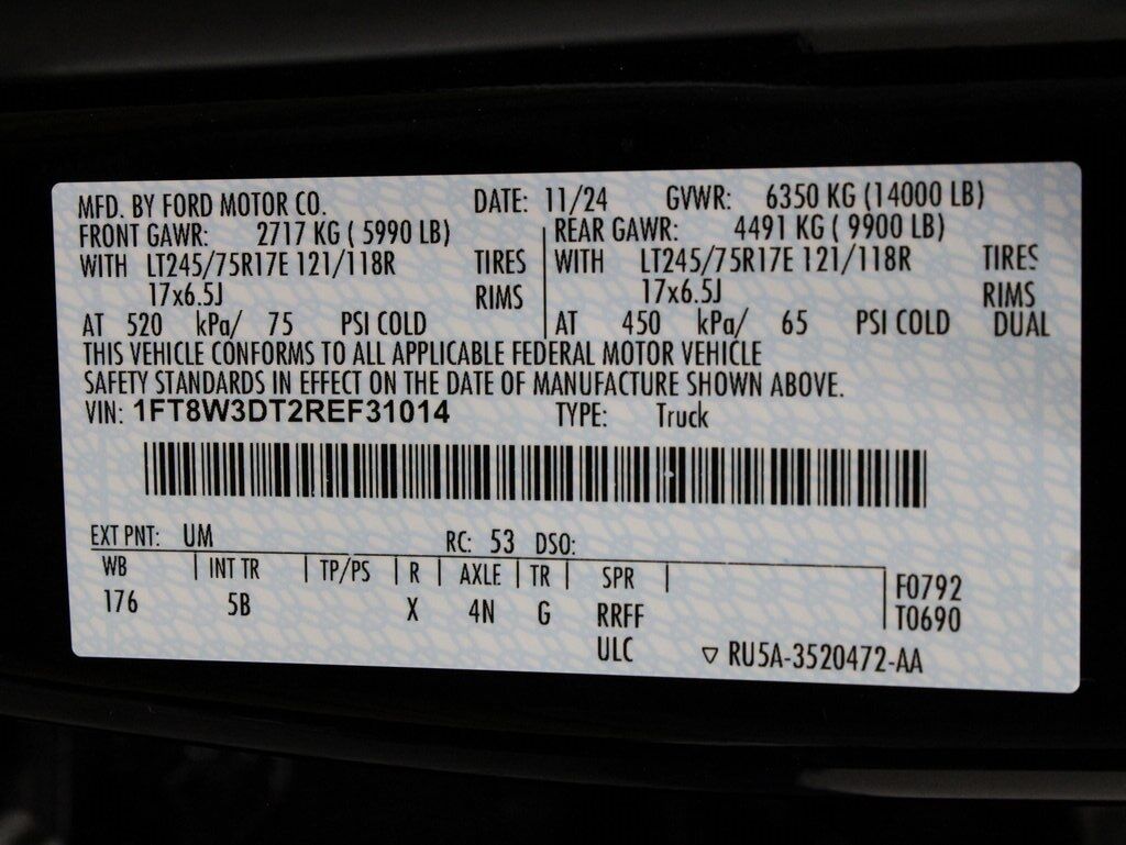 2024 Ford F-350 Super Duty 4x4 Crew Cab Lariat DRW Fond du Lac WI