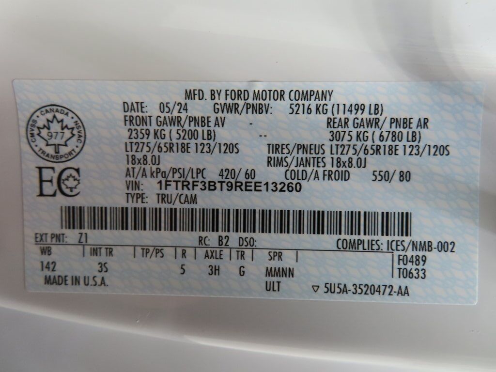 2024 Ford F-350 Super Duty 4x4 Regular Cab XLT SRW Fond du Lac WI