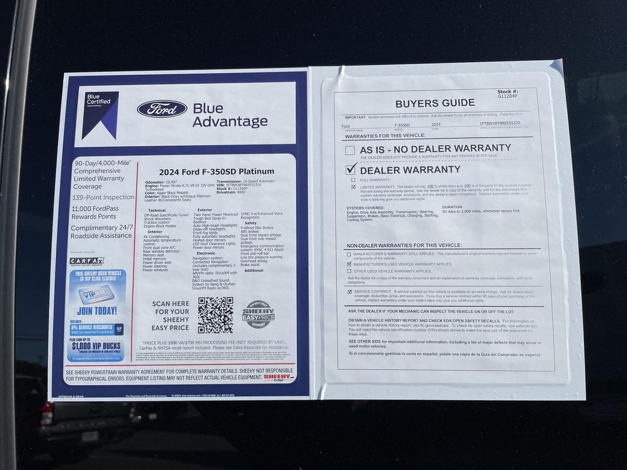 2024 Ford F-350SD Platinum Springfield VA