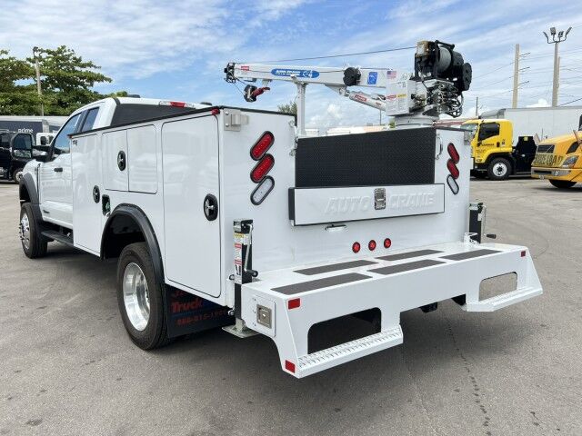 2024 Ford F-450XLT Extended Cab Mechanic Service Truck with 4,000 lbs. Auto Crane Telescopic Crane Miami FL