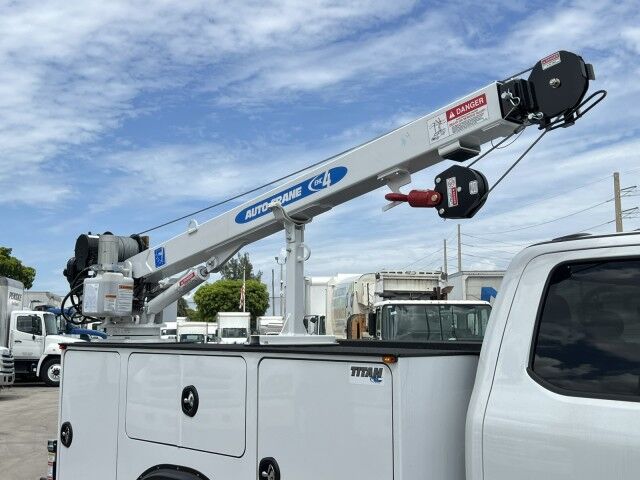 2024 Ford F-450XLT Extended Cab Mechanic Service Truck with 4,000 lbs. Autocrane Telescopic Crane Miami FL
