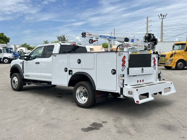 2024 Ford F-450XLT Extended Cab Mechanic Service Truck with 4,000 lbs. Autocrane Telescopic Crane Miami FL