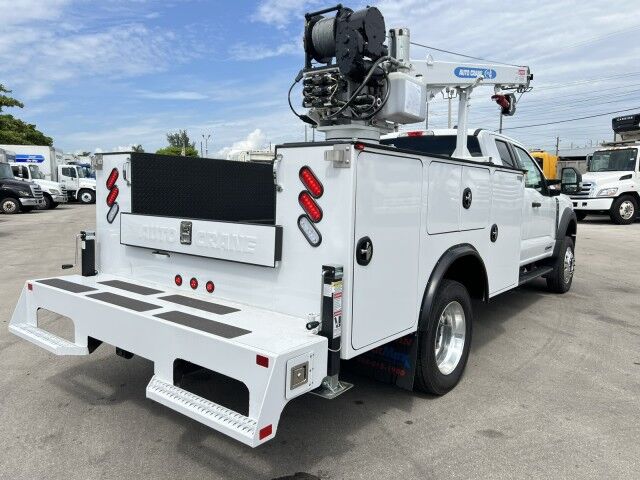2024 Ford F-450XLT Extended Cab Mechanic Service Truck with 4,000 lbs. Autocrane Telescopic Crane Miami FL