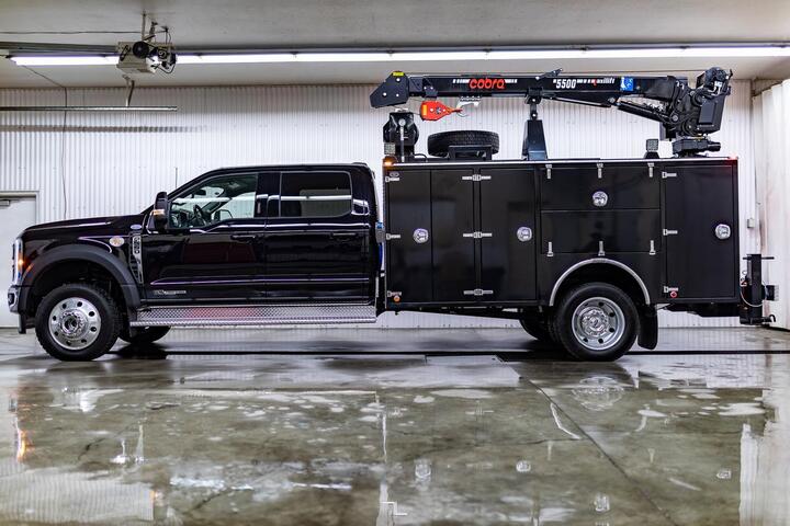 2024 Ford F-550 4x4 Crew Cab Lariat Mechanics Box Diesel VMac Red Deer AB