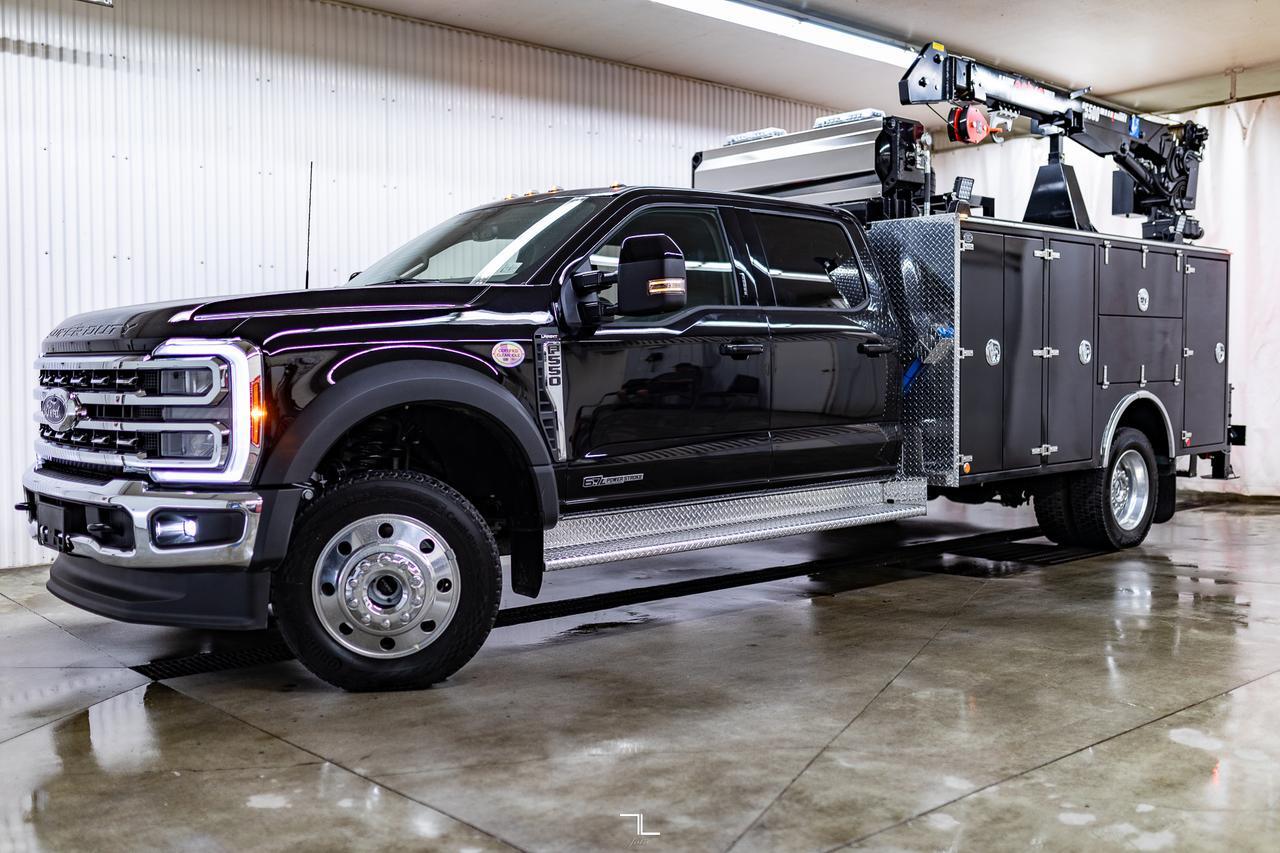 2024 Ford F-550 4x4 Crew Cab Lariat Mechanics Box Diesel VMac Red Deer AB