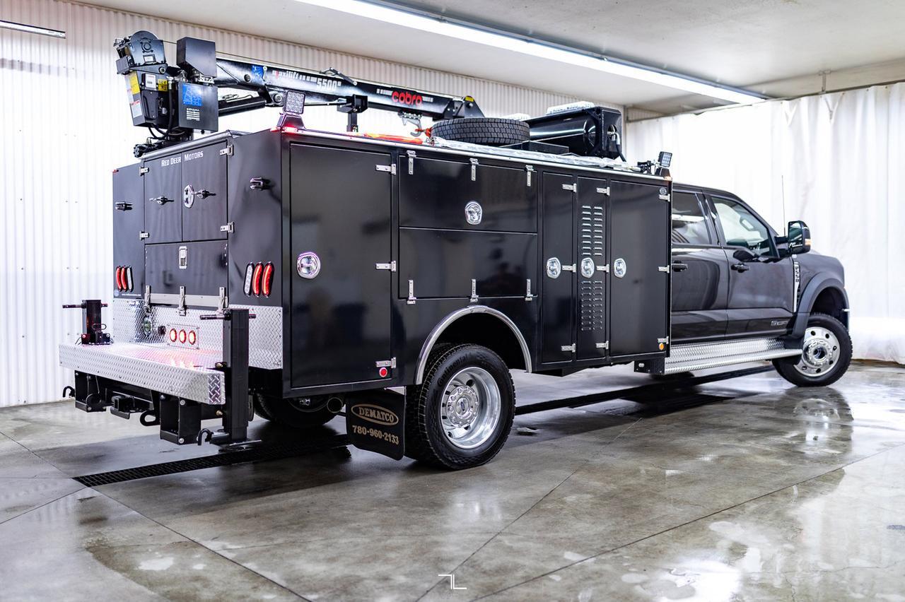 2024 Ford F-550 4x4 Crew Cab Lariat Mechanics Box Diesel VMac Red Deer AB