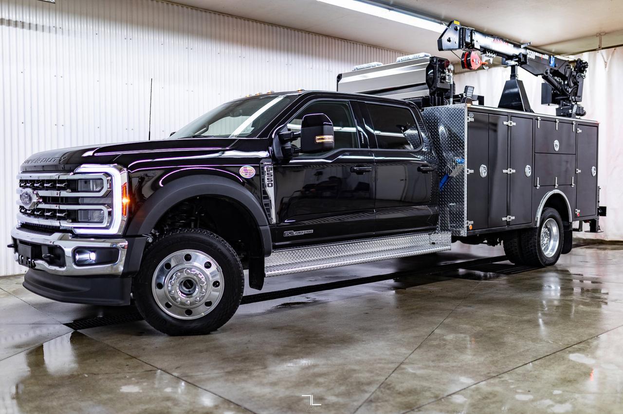 2024 Ford F-550 4x4 Crew Cab Lariat Mechanics Box Diesel VMac Red Deer AB