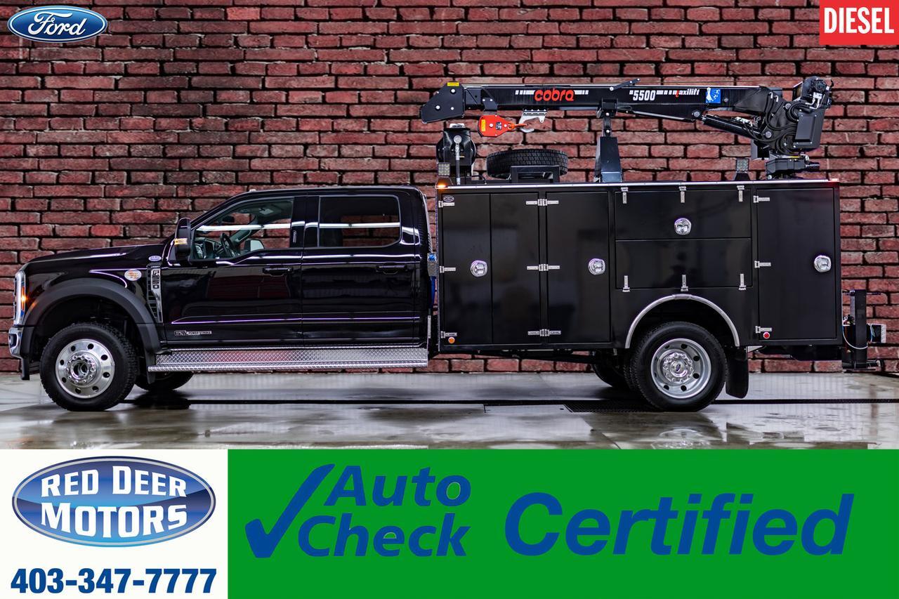 2024 Ford F-550 4x4 Crew Cab Lariat Mechanics Box Diesel VMac
