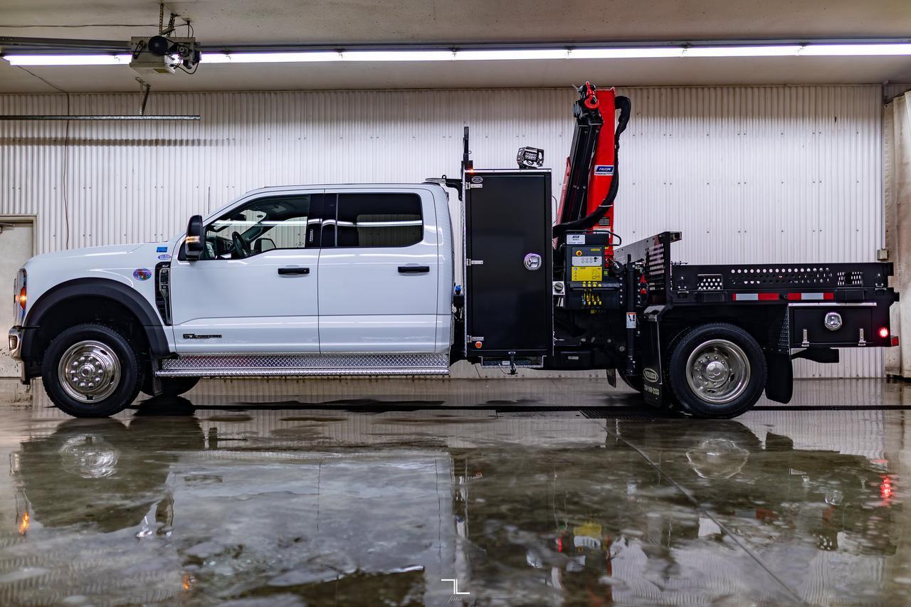 2024 Ford F-550 4x4 Crew Cab XLT Picker Deck Diesel Red Deer AB