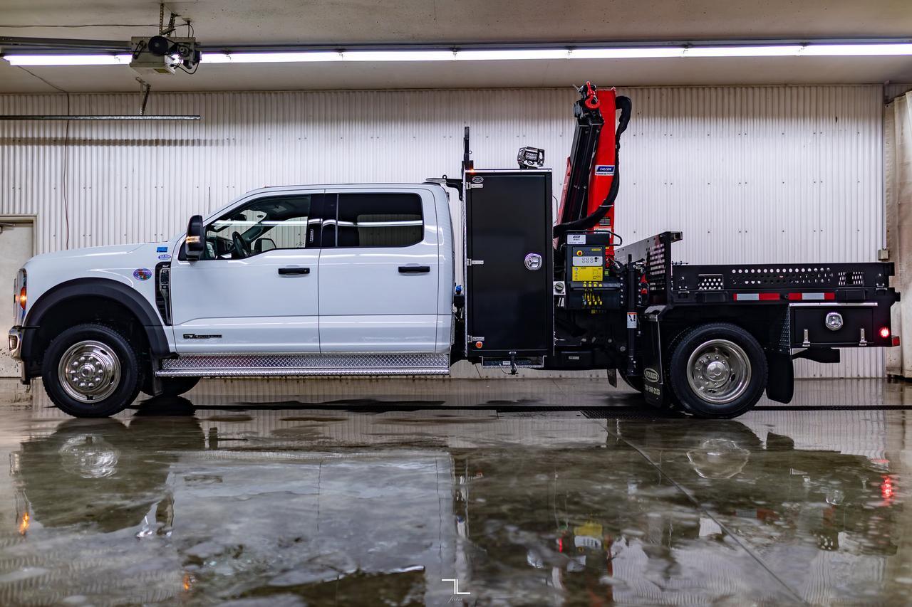2024 Ford F-550 4x4 Crew Cab XLT Picker Deck Dually Diesel Red Deer AB
