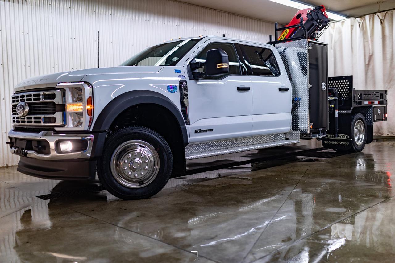 2024 Ford F-550 4x4 Crew Cab XLT Picker Deck Dually Diesel Red Deer AB