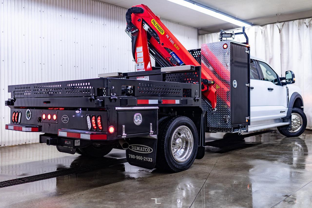 2024 Ford F-550 4x4 Crew Cab XLT Picker Deck Dually Diesel Red Deer AB