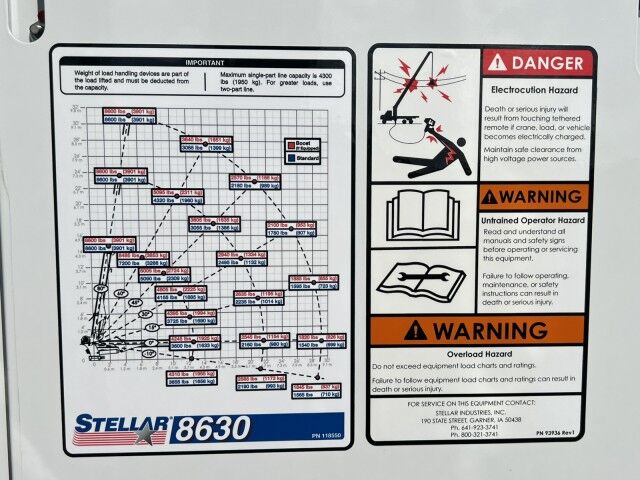 2024 Ford F-550 XL - BLOWOUT SALE - Mechanic Service Truck with Stellar Telescopic Crane 8630 Homestead FL