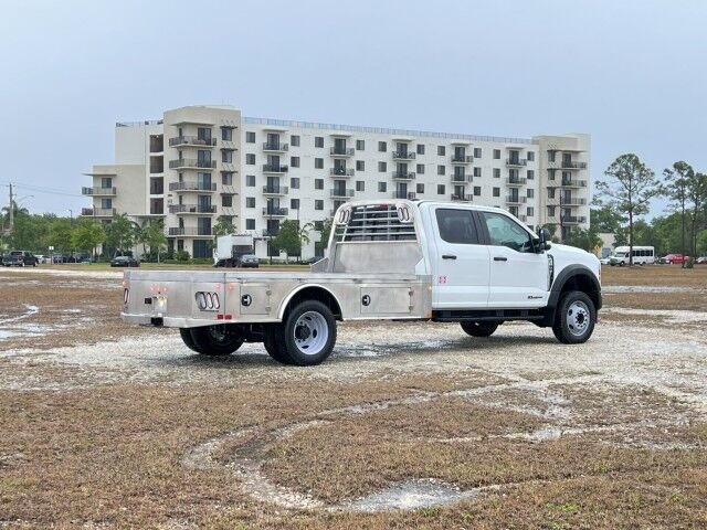 2024 Ford F-550XL - BLOWOUT SALE - 11'4 Aluminum Skirted Gooseneck Flatbed Truck Homestead FL